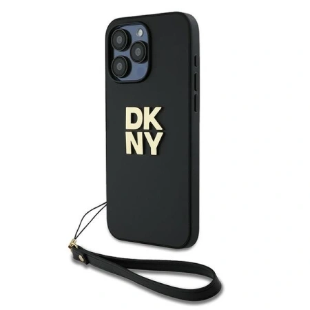 DKNY ETUI HARDCASE DO IPHONE 15 PRO MAX 6.7 Z UCHWYTEM WRIST STRAP LOGO