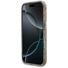 Etui Guess 4G Script MagSafe do iPhone   17 brązowy