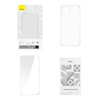 BASEUS ETUI CRYSTAL SERIES DO IPHONE 14 PLUS + SZKŁO HARTOWANE PEŁNY ZESTAW