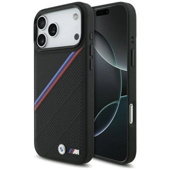 BMW ETUI M TRICOLOR METAL LOGO DO IPHONE 17 PRO MAX MAGSAFE LUKSUSOWA