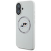 KARL LAGERFELD ETUI SILICONE DOUBLE HEADS AND CIRCLE DO IPHONE 16