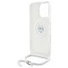 KARL LAGERFELD ETUI HARDCASE TRANSPARENTNE DO IPHONE 16 PRO 6.3 CHOUPETTE