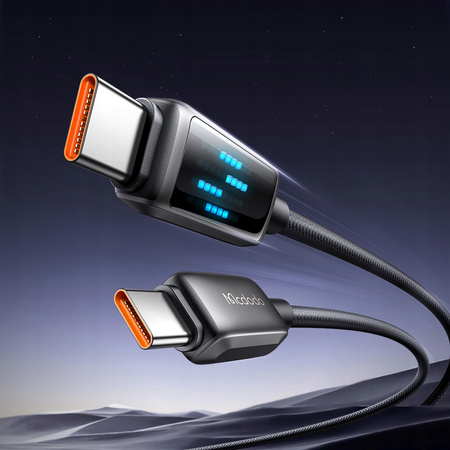 MCDODO KABEL USB-C SZYBKIE ŁADOWANIE DO SAMSUNG APPLE USB TYP C 100W 1M LED