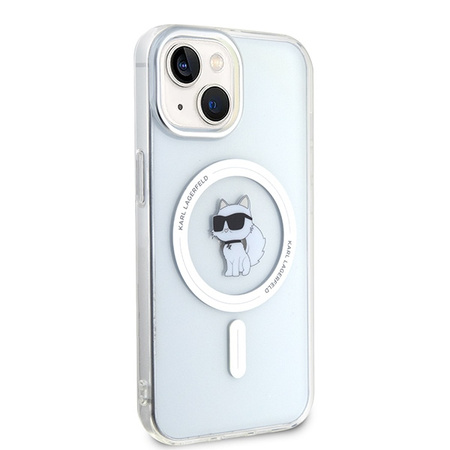 KARL LAGERFELD ETUI DO IPHONE 15 14 13 6.1 DO MAGSAFE IML TRANSPARENT