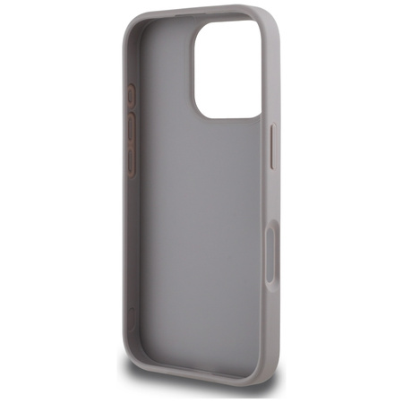 GUESS ETUI POKROWIEC DO IPHONE 16 PRO MAX WYSOKOGATUNKOWY MATERIAŁ 4G LOGO