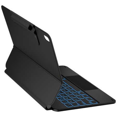 Etui Typecase Edge z klawiaturą do iPad 11" (A16) 2025 / iPad 10.9" 2022 czarny