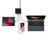 HUB Uniq Surge LITHOS Collective 90W 2xUSB-A QC 3.0 / 2xUSB-C PD 3.0 - czarny