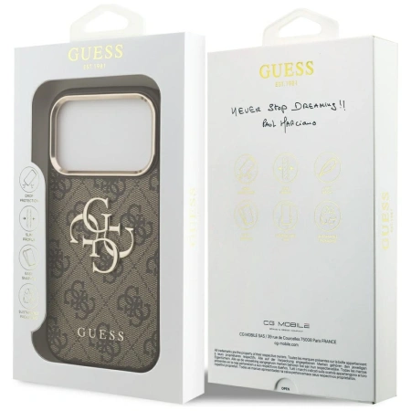 GUESS ETUI 4G BIG 4G CLASSIC LOGO DO IPHONE 17 PRO MAX DESIGN