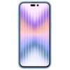 Silikonowe etui Nillkin CamShield Silky Silicone Case do iPhone 15 Pro z osłoną na aparat - niebieski