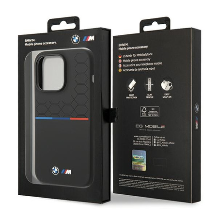 BMW ETUI DO IPHONE 15 PRO 6.1 SILICONE PATTERN DO IPHONE 15 PRO OCHRONA