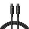 Kabel USB C - USB C 480Mb/s 240W 2m Baseus Tungsten Gold CAWJ040101 - czarny