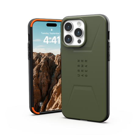 UAG Civilian Magsafe - obudowa ochronna do iPhone 15 Pro Max (olive)