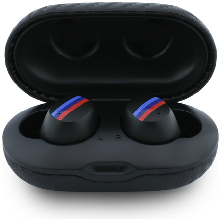 Słuchawki Bluetooth TWS BMW Carbon Metal Logo ENC czarny