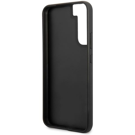 Etui Guess GUHCS23SG4GFGR S23 S911 - szare hardcase 4G Metal Gold Logo