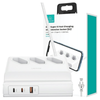 USAMS LISTWA ZASILAJĄCA 65W DO TELEFONÓW I LAPTOPÓW USB EXTENSION SOCKET EU