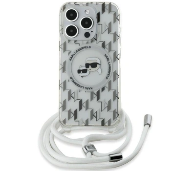 KARL LAGERFELD ETUI DO IPHONE 15 PRO MAX 6.7 CROSSBODY MONOGRAM CHOUPETTE