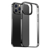 Baseus Glitter Case przezroczyste etui pokrowiec iPhone 13 Pro Max czarny (ARMC000201)