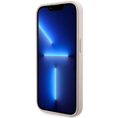 Etui Guess GUHMP14XHGCFSEP na iPhone 14 Pro Max - różowe GCube Stripes MagSafe