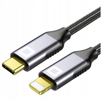 CO2 ŁADOWARKA KRÓTKI KABEL USB-C LIGHTNING SZYBKIE ŁADOWANIE DO IPHONE 14