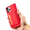 HURTEL ETUI MAGNETYCZNE DO IPHONE 12 POKROWIEC PORTFEL Z KIESZONKĄ NA KARTY