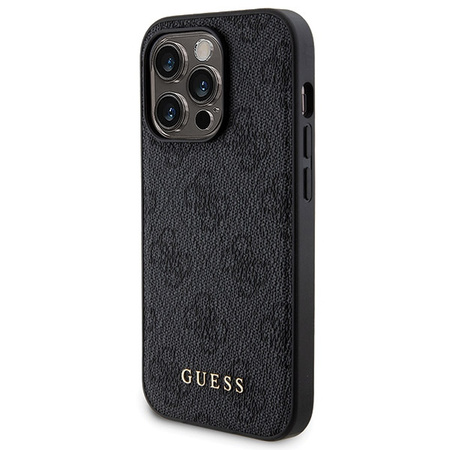 Zestaw Guess GUBPM5P13X4GEMGK iPhone13 Pro Max 6.7 hardcase + Powerbank 5000mAh MagSafe czarny/black 4G Metal Logo
