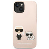 Karl Lagerfeld KLHMP14MSSKCI iPhone 14 Plus 6,7" hardcase jasnoróżowy/light pink Silicone Karl & Choupette Magsafe