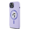 KARL LAGERFELD POKROWIEC HARDCASE SILICONE DO IPHONE 15 6.1 DO MAGSAFE
