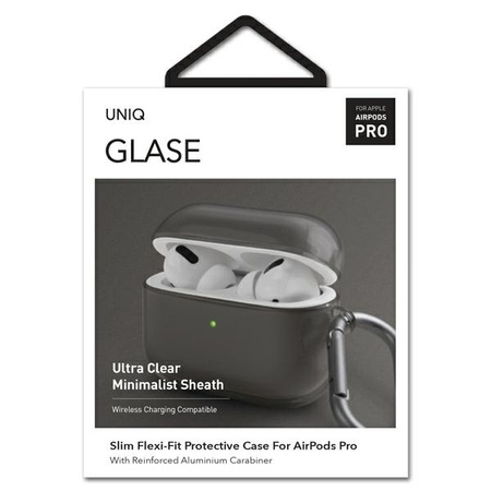 UNIQ ETUI CASE POKROWIEC DO AIRPODS 1 2 3 GLASE OCHRONA PRZED ZARYSOWANIAMI