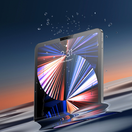 Baseus 2x Full-glass film 0,3mm szkło hartowane do iPad Pro 11" 2021 (5 gen.) / 2020 (4 gen.) / 2018 (3 gen.) i iPad Air 4/Air 5 10.9" z zestawem montażowym