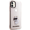 Etui Karl Lagerfeld KLHCN61HNCHTCP na iPhone 11 / Xr - różowe Ikonik Choupette