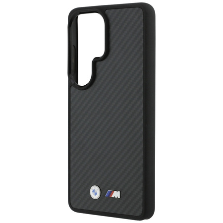Etui BMW M Kevlar Logo MagSafe do Samsung Galaxy S26 Ultra czarny