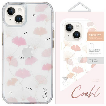 UNIQ etui Coehl Meadow iPhone 14 Plus 6,7" różowy/spring pink