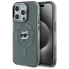 KARL LAGERFELD ETUI DO IPHONE 15 PRO 6.1 HARDCASE IML METAL CHOUPETTE HEAD