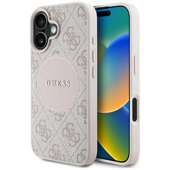 GUESS ETUI 4G CIRCLE CLASSIC LOGO DO IPHONE 16 DO MAGSAFE WYSOKA JAKOŚĆ I