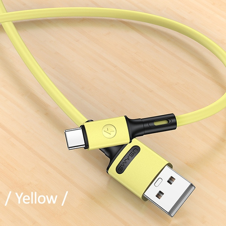 USAMS KABEL USB-C 2A DO ŁADOWANIA DO TELEFONÓW DO SZYBKIEGO ŁADOWANIA 1M