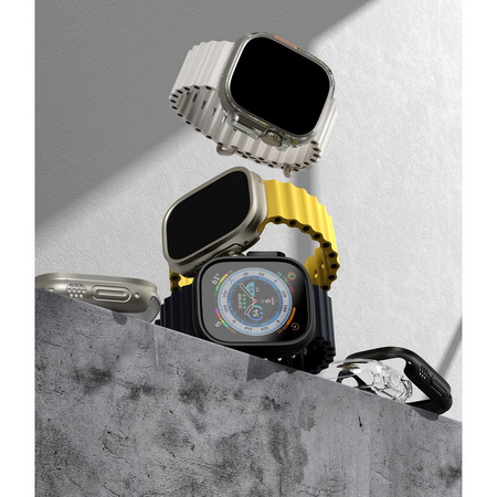 RINGKE SLIM ETUI CASE DO APPLE WATCH ULTRA 1 2 49 MM TRANSPARENTNE I MATOWE