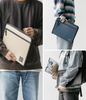 Ringke Smart Zip Pouch uniwersalne etui na laptopa tablet (do 13'') podstawka torba organizer czarny