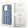 Etui Guess GUHMP14LP4RPSB na iPhone 14 Pro - niebieskie 4G Printed Stripes MagSafe