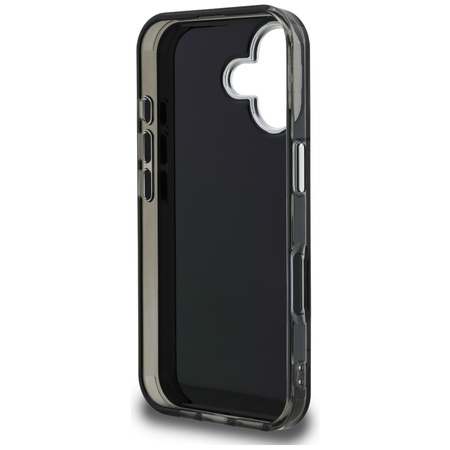 Etui Karl Lagerfeld IML Aquarelle        Choupette & Logo do iPhone 16 czarny