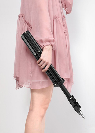 Baseus fotograficzny statyw oświetleniowy na lampę do studia czarny (CRZB12-B01-2)