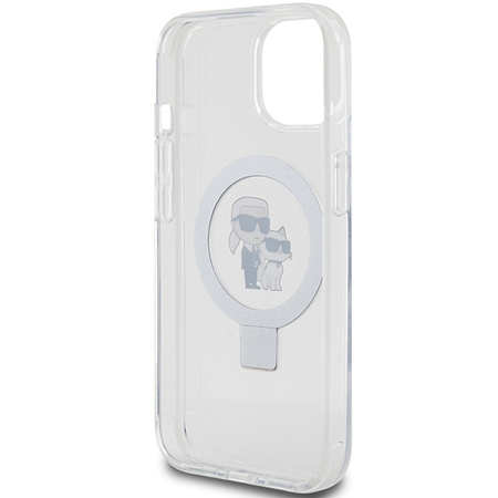 KARL LAGERFELD ETUI HARDCASE DO IPHONE 15 14 13 6,1 Z RING STAND DO MAGSAFE