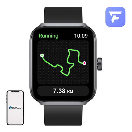 ZEBLAZE SMARTWATCH ZEGAREK SPORTOWY DO ANDROID IOS IPHONE SAMSUNG GPS