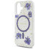 GUESS ETUI POKROWIEC MAGNETYCZNY DO MAGSAFE IPHONE 16 RESIN FLOWERS GLITTER