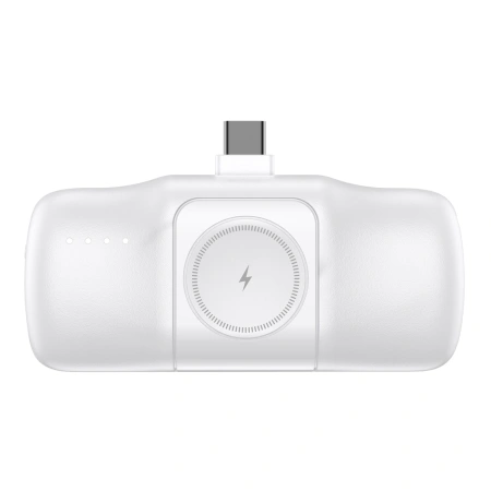 WOZINSKY MINI POWERBANK DO APPLE WATCH 5000MAH Z KABLEM USB-C ŁADOWANIE 15W