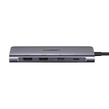 UGREEN ADAPTER 6W1 USB-C HDMI 2X USB-A 3.0 DO MACBOOKA IPHONE CZYTNIK SD TF