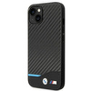 Etui BMW BMHCP14S22NBCK iPhone 14 6,1" czarny/black Leather Carbon