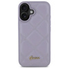 GUESS ETUI HARD CASE DO IPHONE 16 6.1 QUILED METAL LOGO DO IPHONE 16 Z LOGO