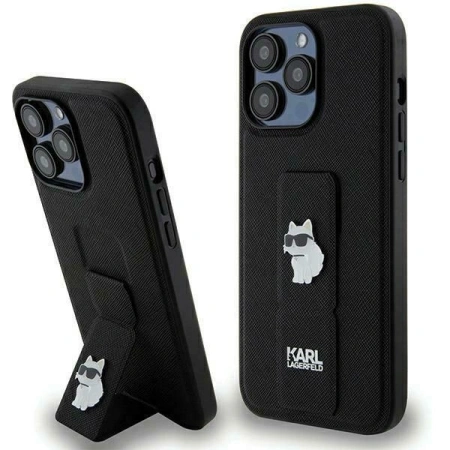 KARL LAGERFELD ETUI DO IPHONE 13 PRO 13 6,1 HARDCASE GRIPSTAND SAFFIANO