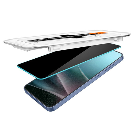 SPIGEN SZKŁO OCHRONNE GLAS.TR EZ FIT HD DO GALAXY S24 S25 PRIVACY 2 SZTUKI