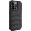 Etui AMG Leather Debossed Lines do iPhone 15 Pro - czarne